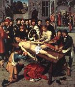 DAVID, Gerard The Judgment of Cambyses (right panel)  drg oil painting
